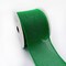 Designer’s Shop WR 63-5166 2.5” x 10 yard Holiday Green Burlap wired edge ribbons
